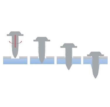 Figure 8 - Flow Drill Screws