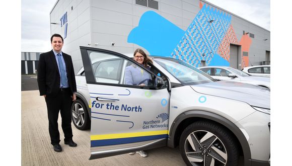 Mayor of Tees Valley, Ben Houchen, and Government Transport Minister Rachel Maclean