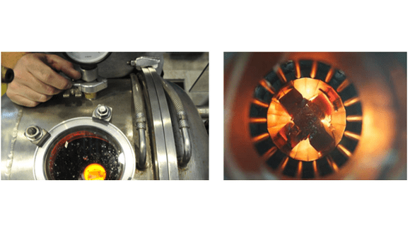 Figure 1. Induction melting