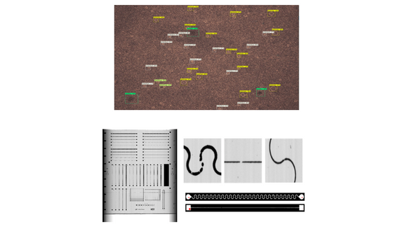 Figure 12. Machine learning based inspection on defects on thin films