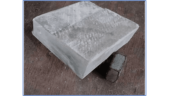 Figure 1. Segment of GFRP from End-of-Life Wind Blade