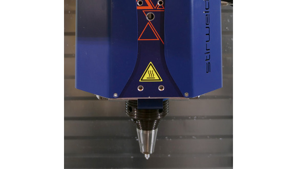 Figure 1. Stirweld FSW head with retractable pin