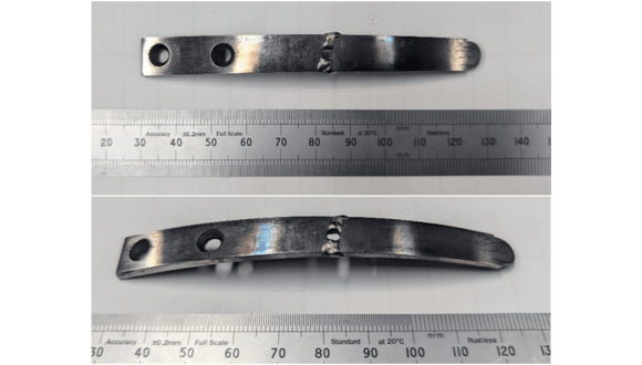 Figure 4A. Repaired leaf spring