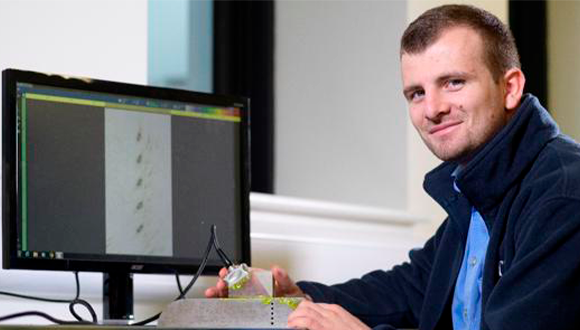 Ewan Hoyle, nsirc alumnus and TWI Project Leader. Photo: TWI Ltd