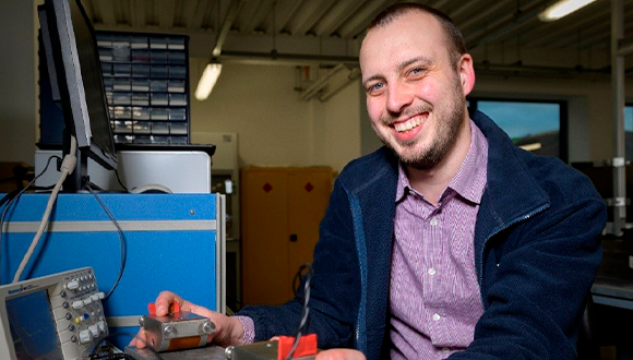 Owen Rees-Lloyd, nsirc alumnus and TWI Project Leader. Photo: TWI Ltd